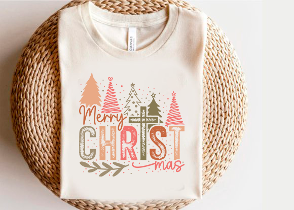 Camiseta Merry Christmas - Natal com Fé e Estilo