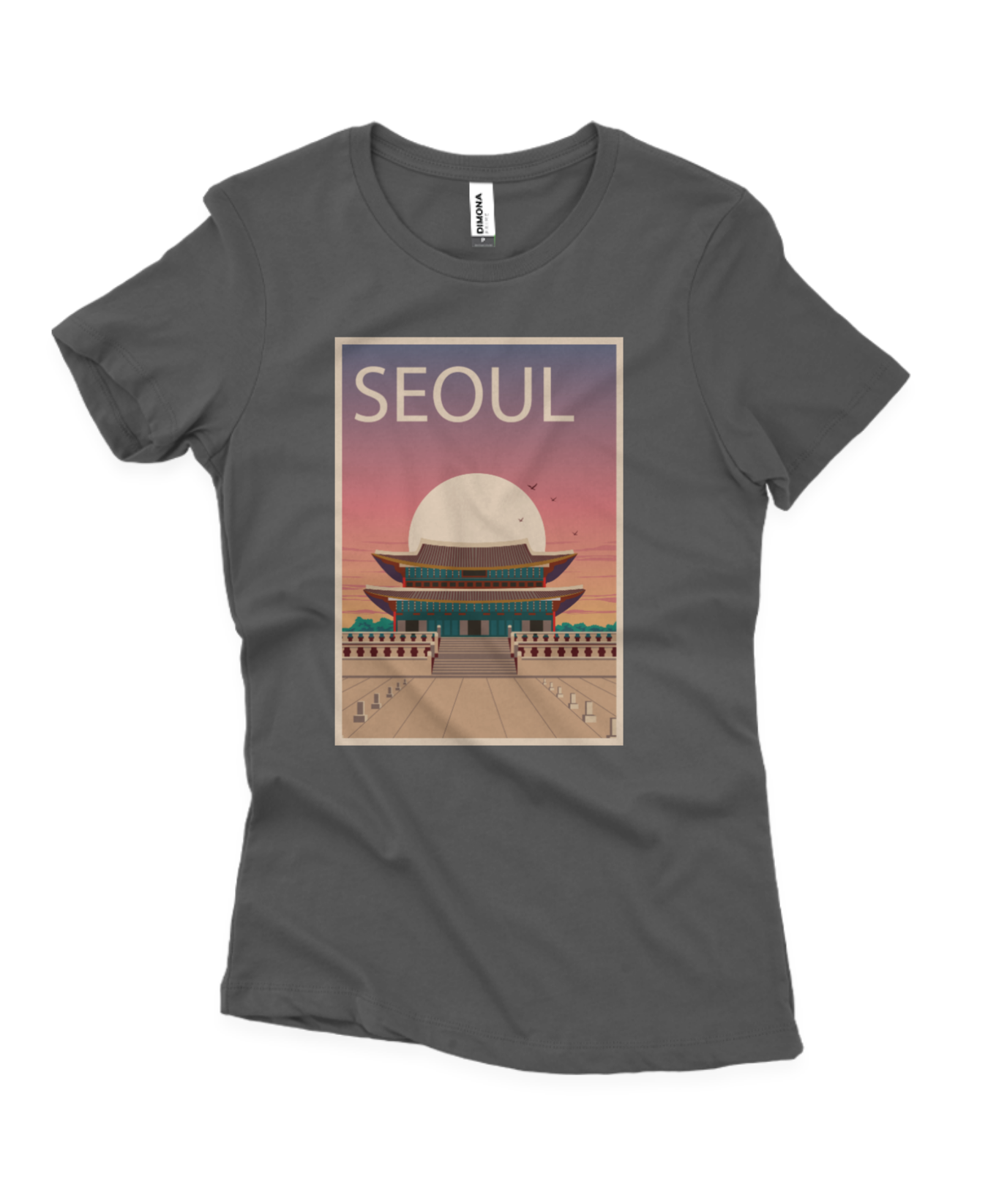 Camiseta Seoul | Camisetas de Dorama Estilo Coreano | Feminina