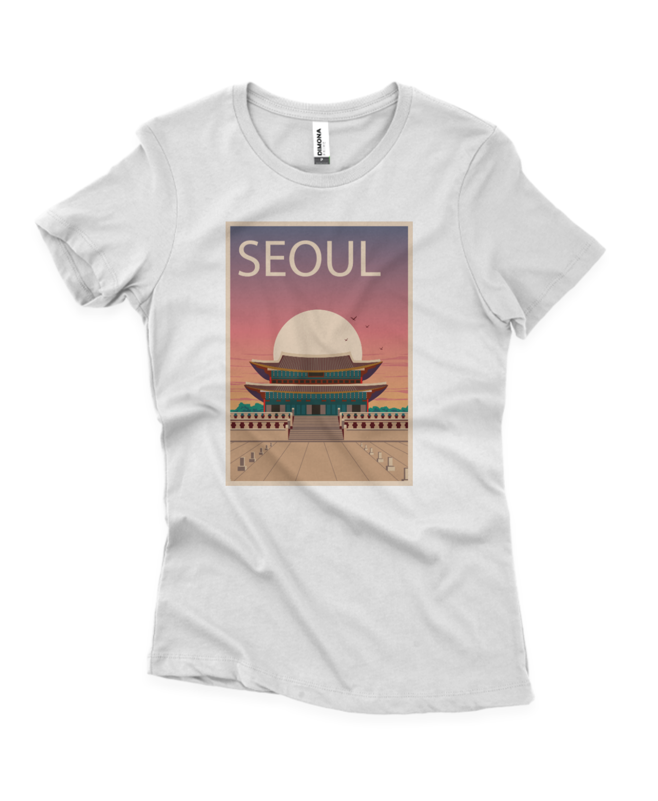 Camiseta Seoul | Camisetas de Dorama Estilo Coreano | Feminina