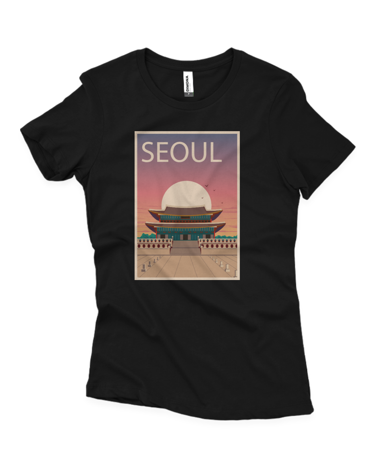 Camiseta Seoul | Camisetas de Dorama Estilo Coreano | Feminina