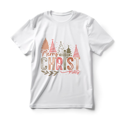 Camiseta Merry Christmas - Natal com Fé e Estilo