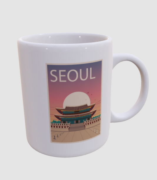 Caneca Seoul - Um Toque Cultural Direto da Coreia